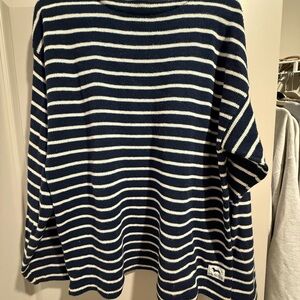 Seaside Navy and White Striped Sweater